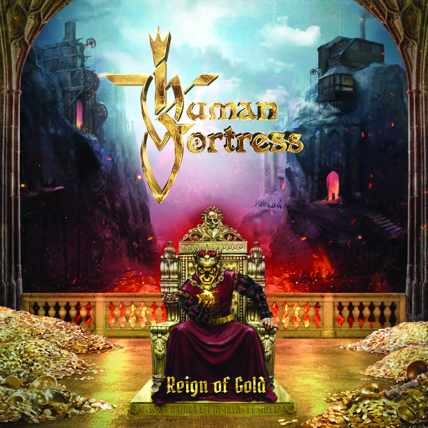 Human_Fortress_2019_Reign_of_Gold_AFM_CD_label